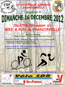 Affiche bike&run Franconville